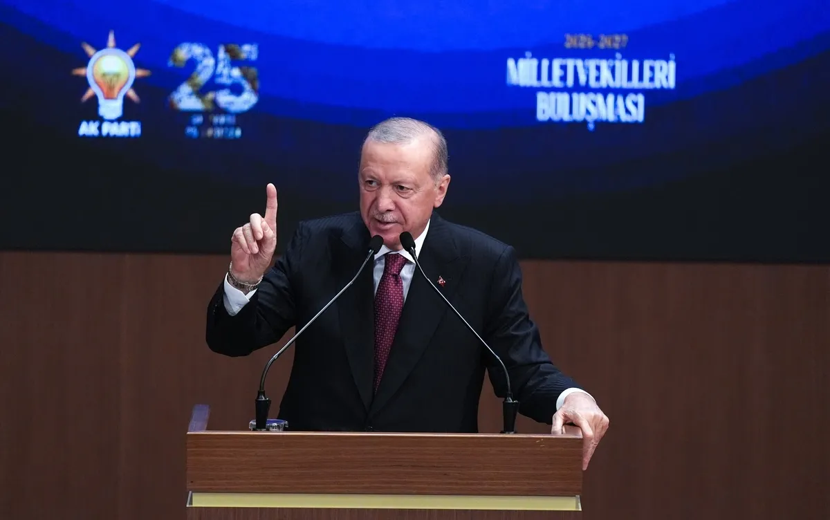 Başkan ve AK Parti Genel Başkanı Recep Tayyip Erdoğan (Foto: AA)