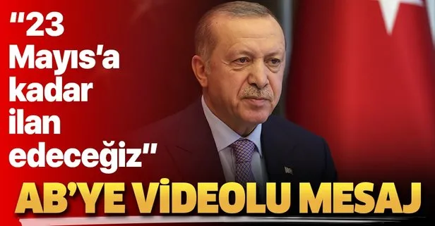 Son dakika: Başkan Erdoğan: Türkiye olarak aşı için küresel çabaları destekliyoruz