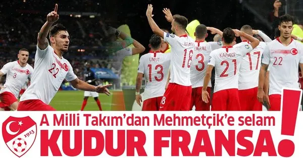 a milli takim fransa da zirvede