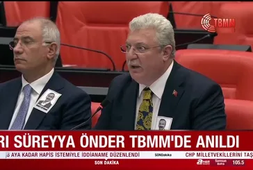 Sırrı Süreyya Önder TBMM'de anıldı!