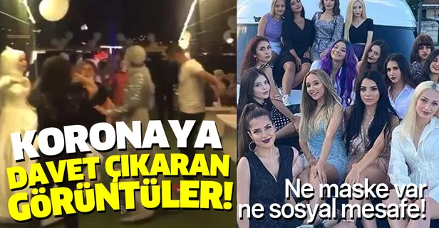 İstanbul’da koronavirüse davetiye çıkaran görüntüler! Ne maske var ne sosyal mesafe!