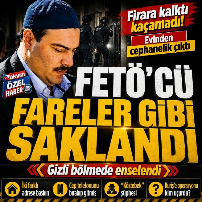 Süleymancıların lideri Alihan Kuriş gizli bölmede saklanırken yakalandı