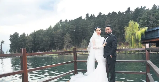 Sapanca’da mutlu son! Manken Elif Ece Uzun, Mehmet Tuş ile evlendi