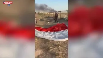 Kuveyt'te düşen ABD uçağının pilotuna tepki!