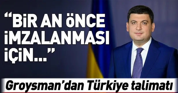 Ukrayna Başbakanı’ndan Türkiye talimatı: Hızlandırın!