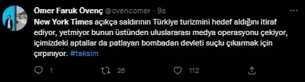 New York Times'tan İstiklal Caddesi'ndeki patlama sonrası skandal üstüne skandal! PKK/PYD ve terör saldırısı diyemedi-14