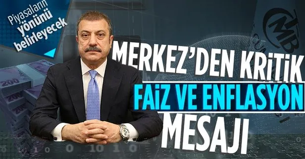 TCMB Başkanı Şahap Kavcıoğlu’ndan son dakika faiz açıklaması