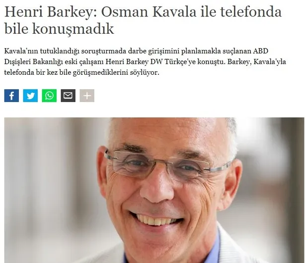 Barkey, Osman Kavala ile bir kez bile telefonda görüşmedim demişti! HTS kayıtları o sözleri yalanlıyor