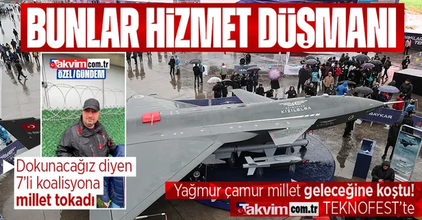 TEKNOFEST İstanbul kapılarını açtı! SİHA'lara savaş açan 7'li koalisyona sert tepki: "80 yıldır bir çivi çakmadılar olanı da yok etmeye çalışıyorlar"