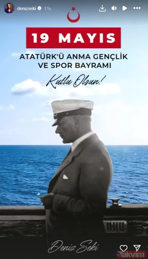 Ünlü isimlerden 19 Mayıs Atatürk'ü Anma, Gençlik ve Spor Bayramı paylaşımları! Müge Anlı, Emre Altuğ, Melis Sezen, Mine Tugay... - 15