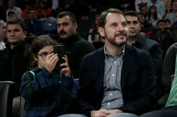 Hazine ve Maliye Bakanı Berat Albayrak da All Star maçını izledi-2