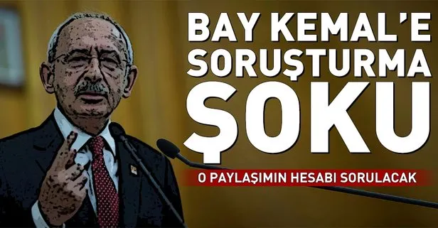 Kemal Kılıçdaroğlu’na pankart soruşturması