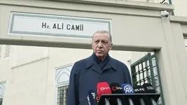Başkan Erdoğan cumayı Hz. Ali Camisi'nde kıldı