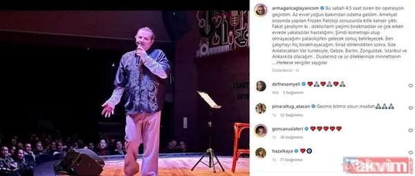 4,5 saatlik ameliyattan çıkan Armağan Çağlayan’ın sağlık durumunda yeni gelişme! İlk açıklama geldi! Akciğer kanseri teşhisi konulmuştu... - 19