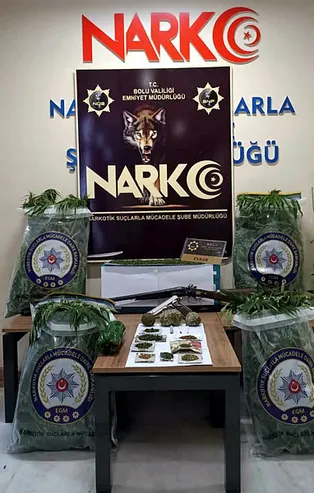 Bolu'da 61 kilo 650 gram eroin ele geçirildi