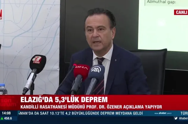 Kandilli Elazığ'daki son deprem sonrası uyardı! "6 ve üzeri büyüklükte deprem görme olasılığımız çok yüksek"