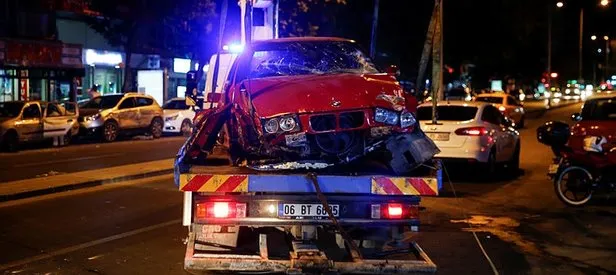 Kontrolden çıktı dükkana daldı! Ankara’da feci kaza