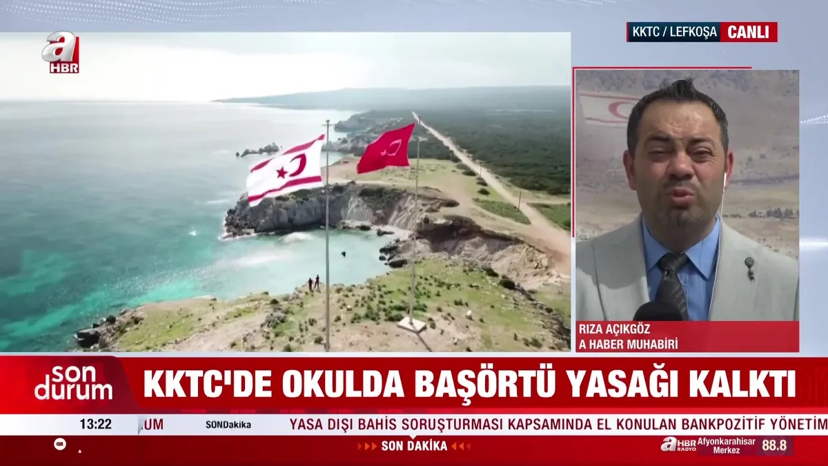KKTC'de ortaokulda başörtüsü yasağı kalktı!