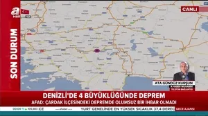 Son dakika: Denizli Çardak’ta deprem!