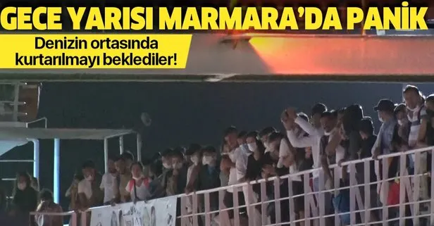Son dakika: Gece yarısı Marmara Denizi’nde panik: Arabalı yolcu feribotu arızalandı, yüzlerce yolcu mahsur kaldı