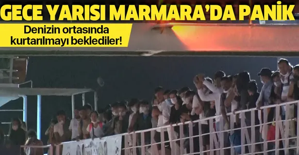 Son dakika: Gece yarısı Marmara Denizi'nde panik: Arabalı yolcu feribotu arızalandı, yüzlerce yolcu mahsur kaldı