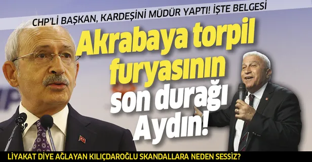 CHP’li belediyelerde akraba kıyağı furyası tam gaz! CHP'li başkan Mehmet Fatih Atay kardeşini müdür yaptı