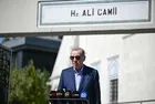 Başkan Erdoğan cuma namazını Hz. Ali Camisi'nde kıldı | Vatandaşlarla sohbet etti