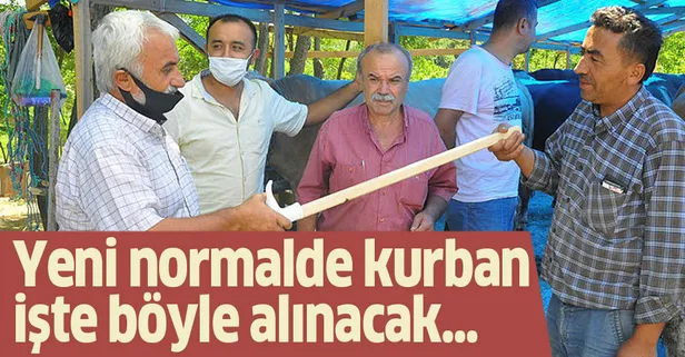 Koronavirüs kurban pazarlığını da değiştirdi! "Tokalaşma çubuğu" kullanılacak
