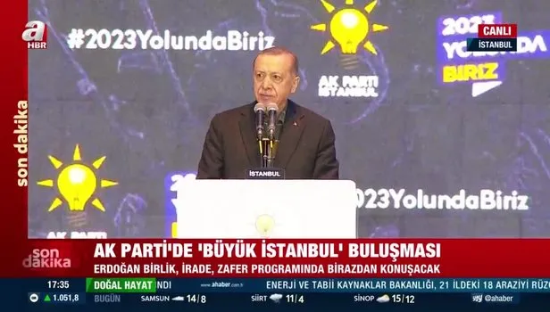 Başkan Erdoğan dan Birlik İrade Zafer programında önemli açıklamalar