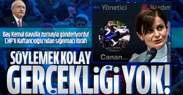 CHP’li Canan Kaftancıoğlu’ndan sığınmacı itirafı: Göndereceğiz demenin gerçekliği yok!