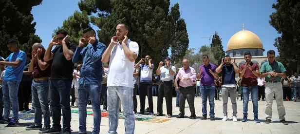 Mescid-i Aksa haftalar sonra doldu taştı