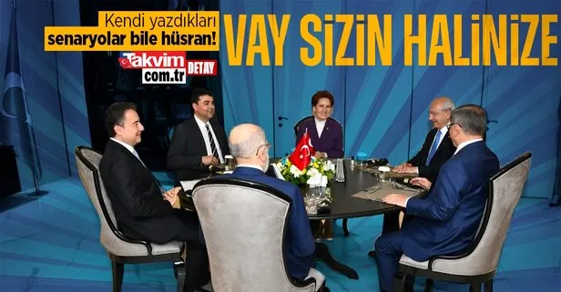 6’lı masa senaryolarda bile kazanamıyor! Kemal Kılıçdaroğlu’na ne sunuldu?