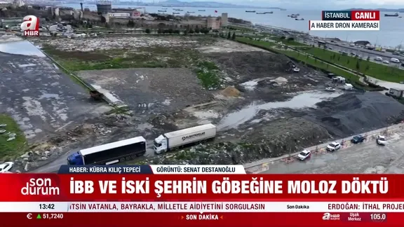 Kazlıçeşme meydanı çöplüğe döndü