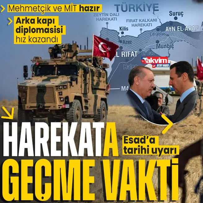 Askeri harekat öncesi arka kapı diplomasisi! Ankara - Şam hattına takoz koyanlar kim? Başkan Erdoğandan Esada tarihi uyarı