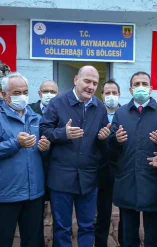 İçişleri Bakanı Soylu'nun katılımıyla İkiyaka Dağları'ndaki üs bölgesi dualarla açılıştı