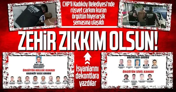 CHP’li Kadıköy Belediyesi’nde rüşvet çarkı kuran örgütün hiyerarşik şeması ortaya çıktı!