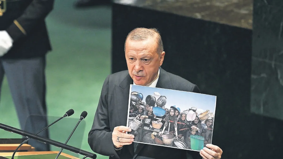 Başkan Recep Tayyip Erdoğan BM'de Filistin'in sesi oldu katil İsrail'e sert tepki gösterdi! " Tavır almayan herkes bu vahşete ortaktır"