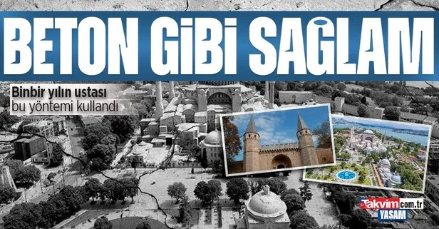Beton gibi sağlam! Olası İstanbul depreminde tarihi yapılar böyle korunacak