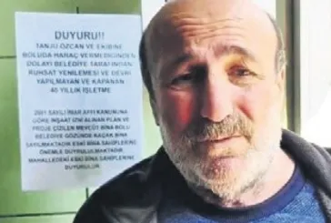 Haraç vermedik diye kaçak mührü vurdu