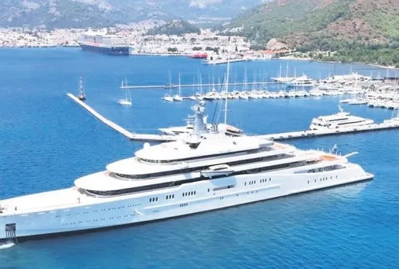 Abramoviç’in yatı 2.5 yıl sonra Marmaris’ten demir aldı