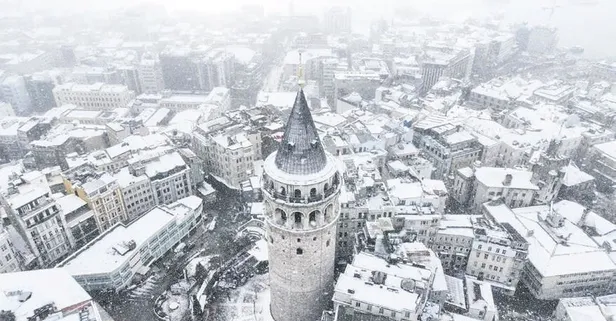 Sibirya'dan gelen Atlas Fırtınası İstanbul'u dondurdu!