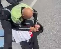 Trafik polisi kalemle hayat kurtardı
