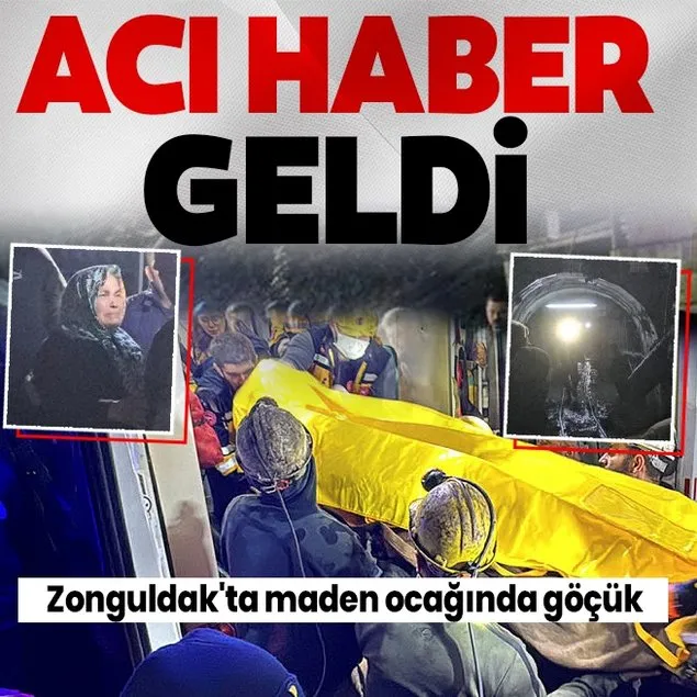 Zonguldak’ta maden ocağında göçük!