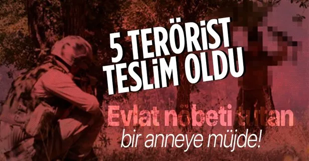 Son dakika! Bölücü terör örgütü PKK’dan kaçan 5 terörist Habur’da güvenlik güçlerine teslim oldu