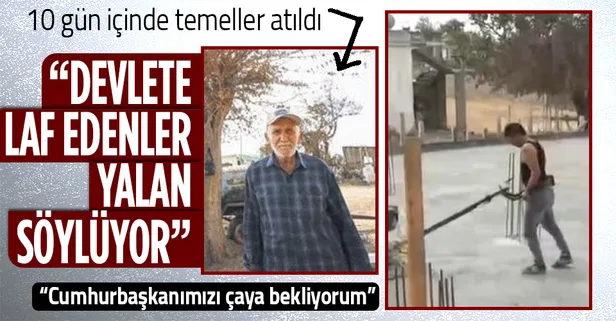 Manavgat'ta yangın felaketi sonrası yaralar hızla sarılıyor! Evlerin temeli atıldı