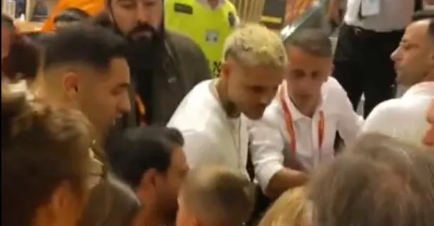 Icardi Galatasaray taraftarına kafa mı attı? Yeni görüntüler çıktı