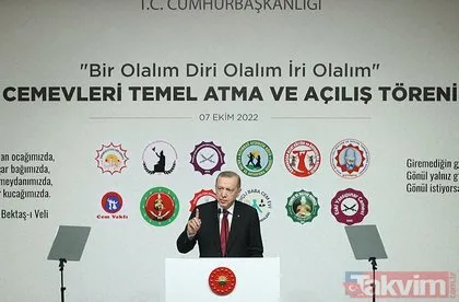 Başkan Erdoğan açılışı yaptı temelleri attı: İşte o cemevleri!