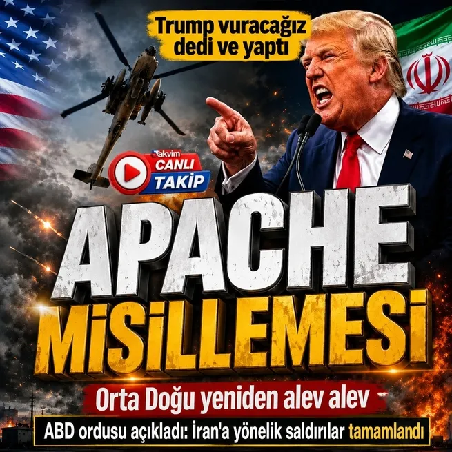 CANLI | ABDden Apache misillemesi! İran Bahreynde ABD donanmasını vurdu | Kuveytte patlama sesleri