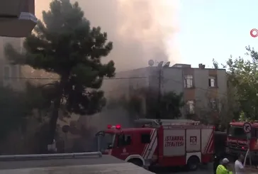 Ataşehir'de yangın!