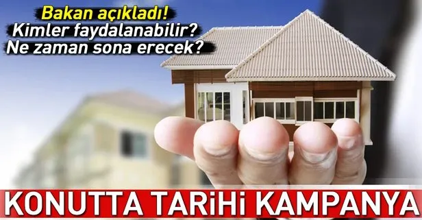 Son dakika haberi: Bakan Kurum açıkladı! Konutta indirim kampanyası ne zaman bitecek? Kampanyadan kimler faydalanabilir?